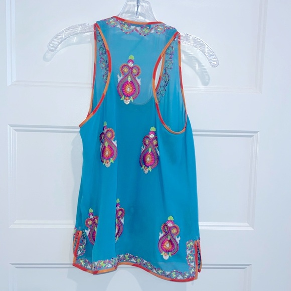 Embroidered Owl, Racerback Tank Top by Fish Fry (Anthropologie) - Picture 3 of 11